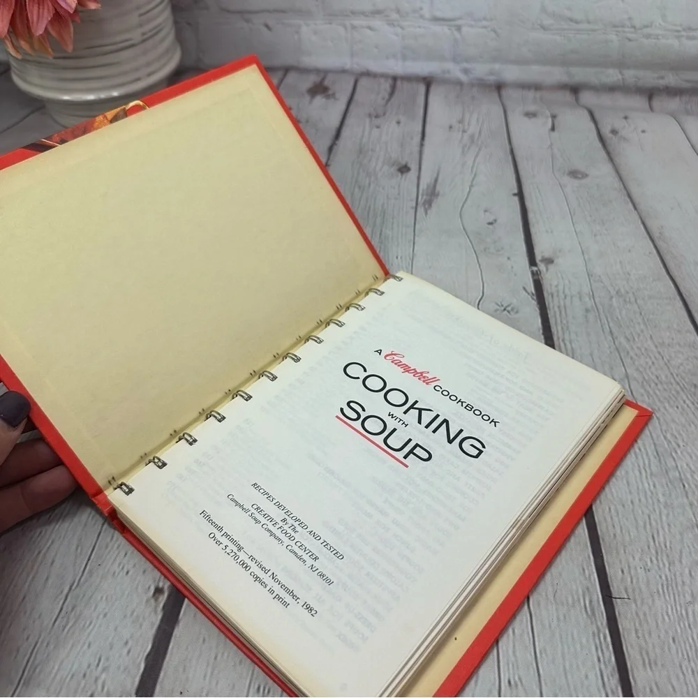 vintage 1982 a campbell cookbook cooking with soup Americana nostalgia collect